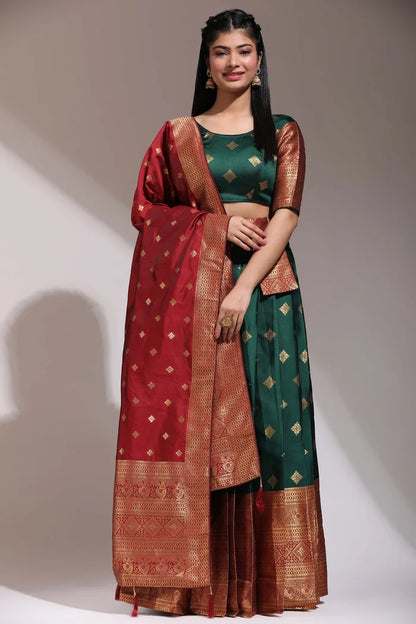 South Indian Festival Traditional Half Saree (VedPattu)