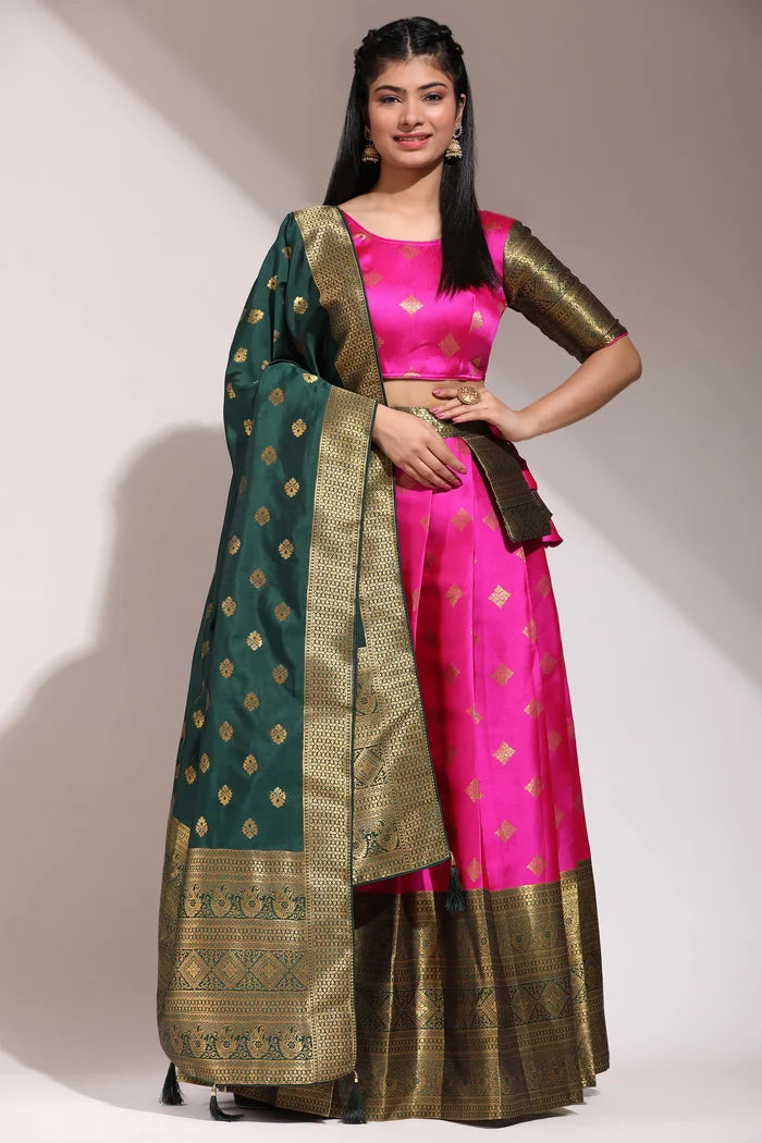 South Indian Festival Traditional Half Saree (VedPattu)
