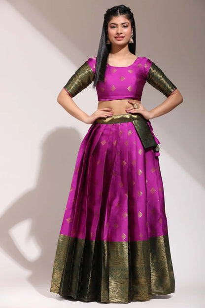 South Indian Festival Traditional Half Saree (VedPattu)