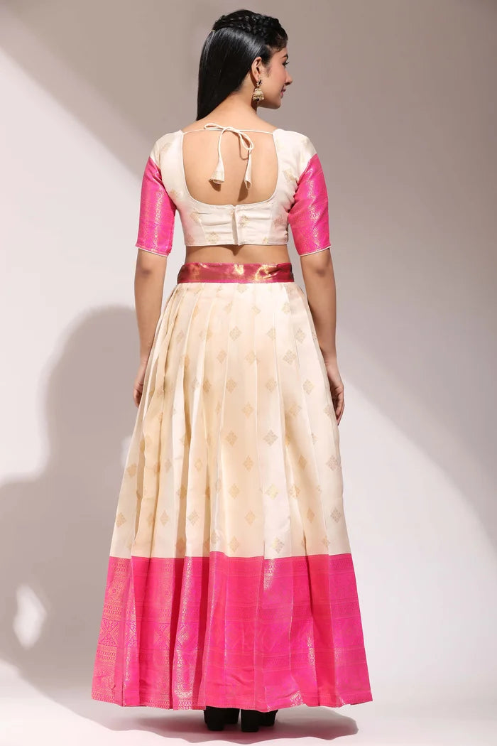 South Indian Festival Traditional Half Saree (VedPattu)