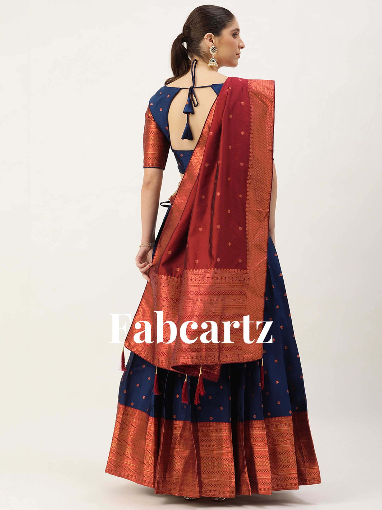 South Indian Festival Traditional Half Saree (Langhar)