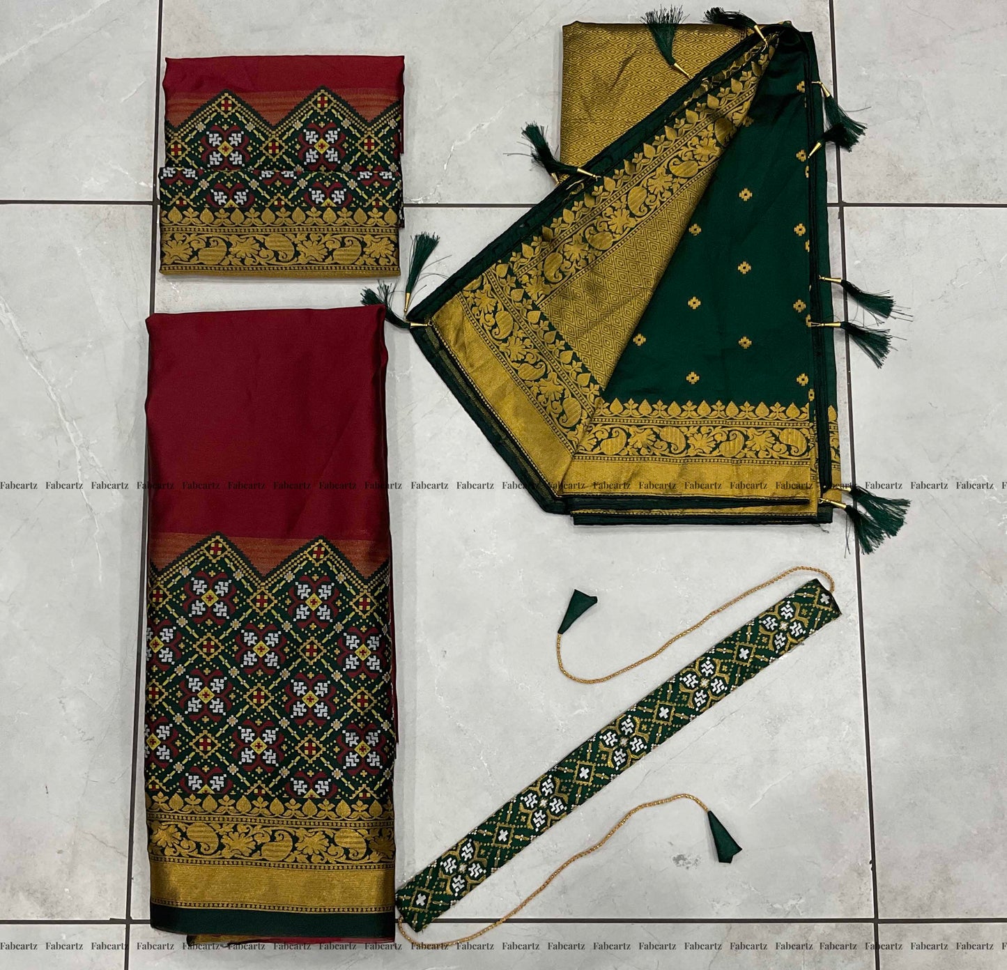 🌟 Enchanting South Indian Wedding Traditional Half Saree (Unstitched): Embrace the Splendor! 💍💃