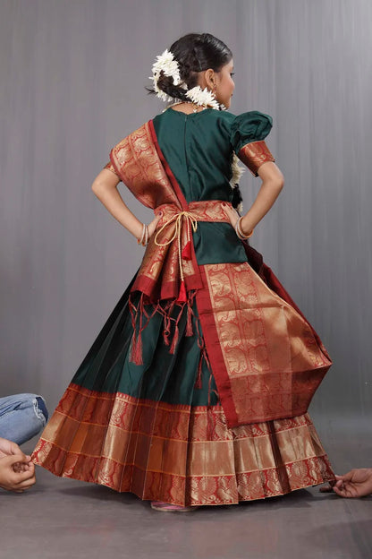 Kids Traditional South Indian Half Saree (kruti)