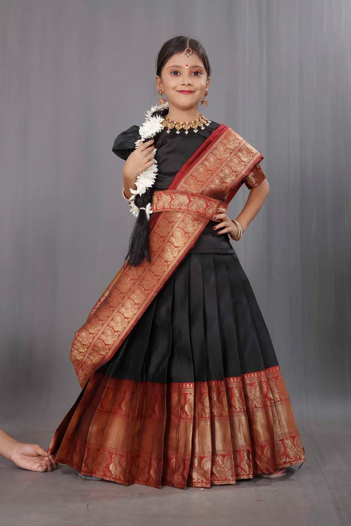 Kids Traditional South Indian Half Saree (kruti)