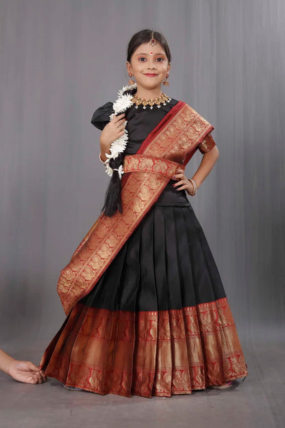 Kids Traditional South Indian Half Saree (kruti)