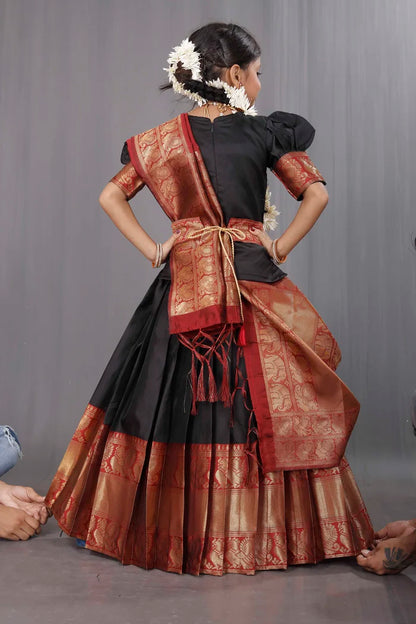 Kids Traditional South Indian Half Saree (kruti)
