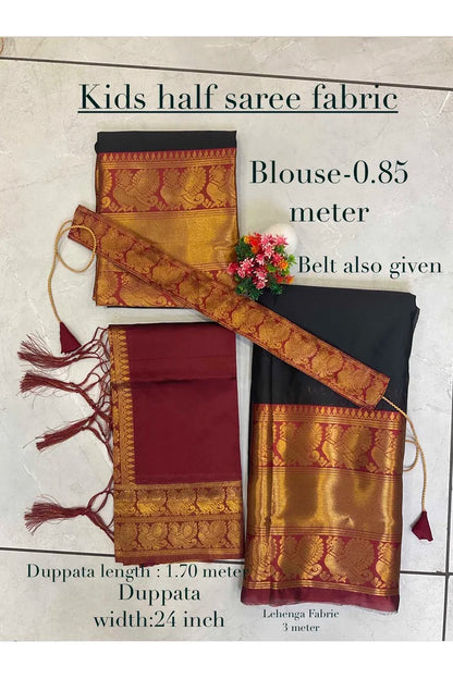 Kids Traditional South Indian Half Saree (kruti)