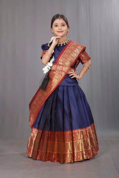 Kids Traditional South Indian Half Saree (kruti)