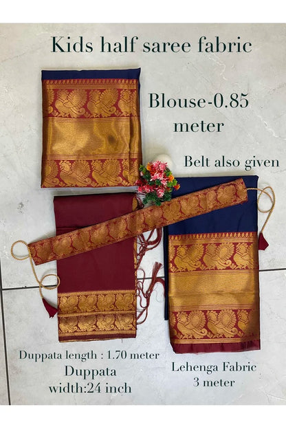 Kids Traditional South Indian Half Saree (kruti)