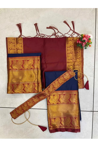 Kids Traditional South Indian Half Saree (kruti)