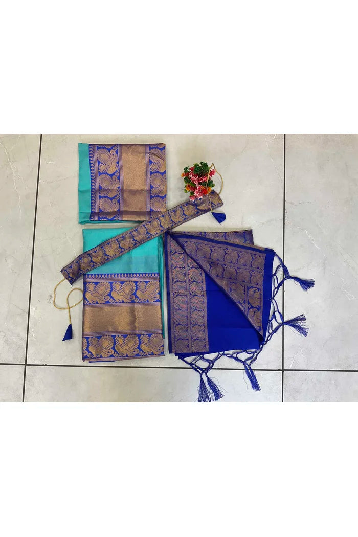 Kids Traditional South Indian Half Saree (kruti)