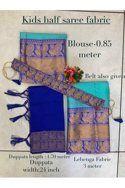 Kids Traditional South Indian Half Saree (kruti)