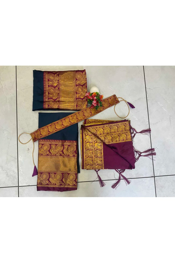 Kids Traditional South Indian Half Saree (kruti)