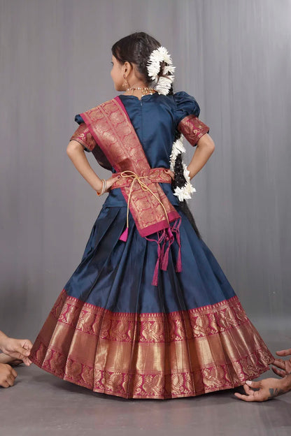 Kids Traditional South Indian Half Saree (kruti)