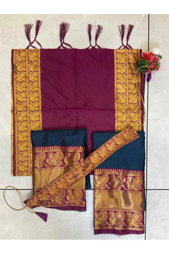 Kids Traditional South Indian Half Saree (kruti)