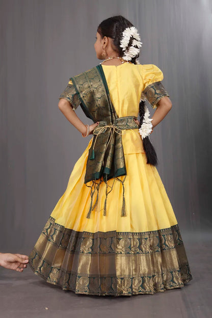 Kids Traditional South Indian Half Saree (kruti)