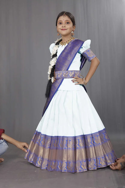 Kids Traditional South Indian Half Saree (kruti)