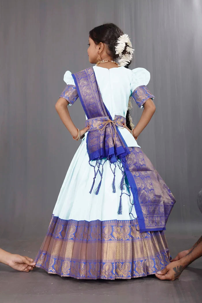 Kids Traditional South Indian Half Saree (kruti)