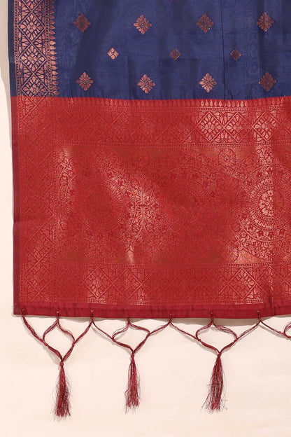 South Indian Festival Traditional Half Saree(Vishnu)