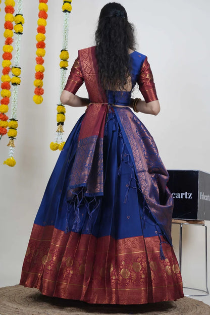 South Indian Festival Traditional Half Saree (DilwalePattu)