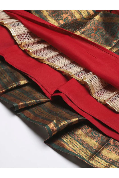South Indian Festival Traditional Half Saree (SquarePAttu)