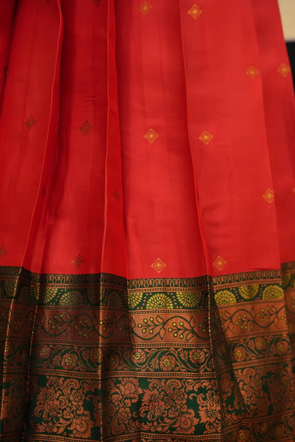 South Indian Festival Traditional Half Saree (SquarePAttu)