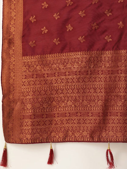 South Indian Festival Traditional Half Saree (LichiSparrow)