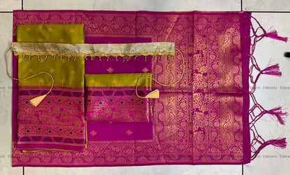 South Indian Festival Traditional Half Saree (8ButttiPAttuKids)