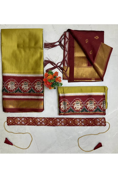 South Indian Festival Traditional Half Saree (DharmiKids)