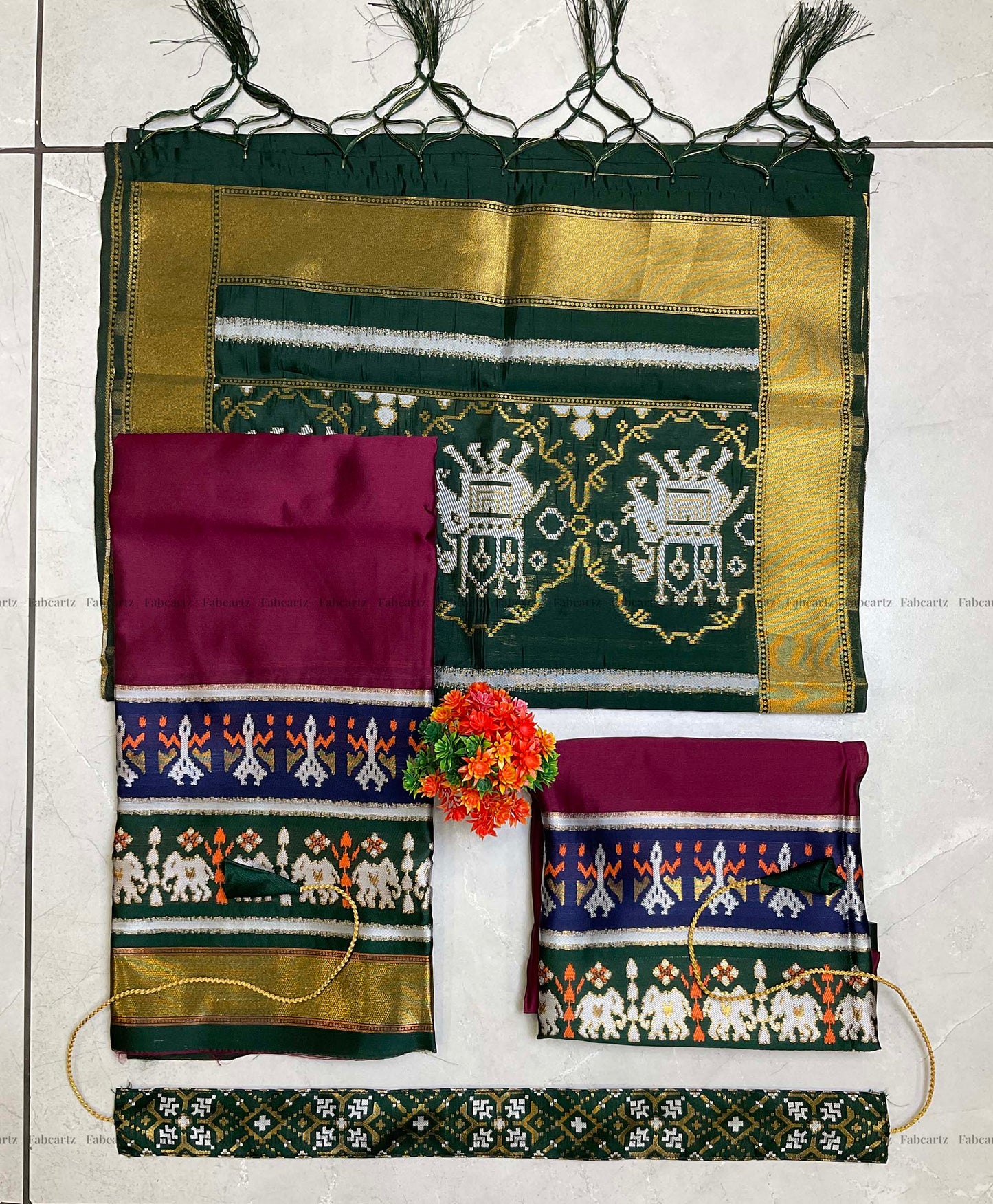 South Indian Festival Traditional Half Saree (AvaniKids)