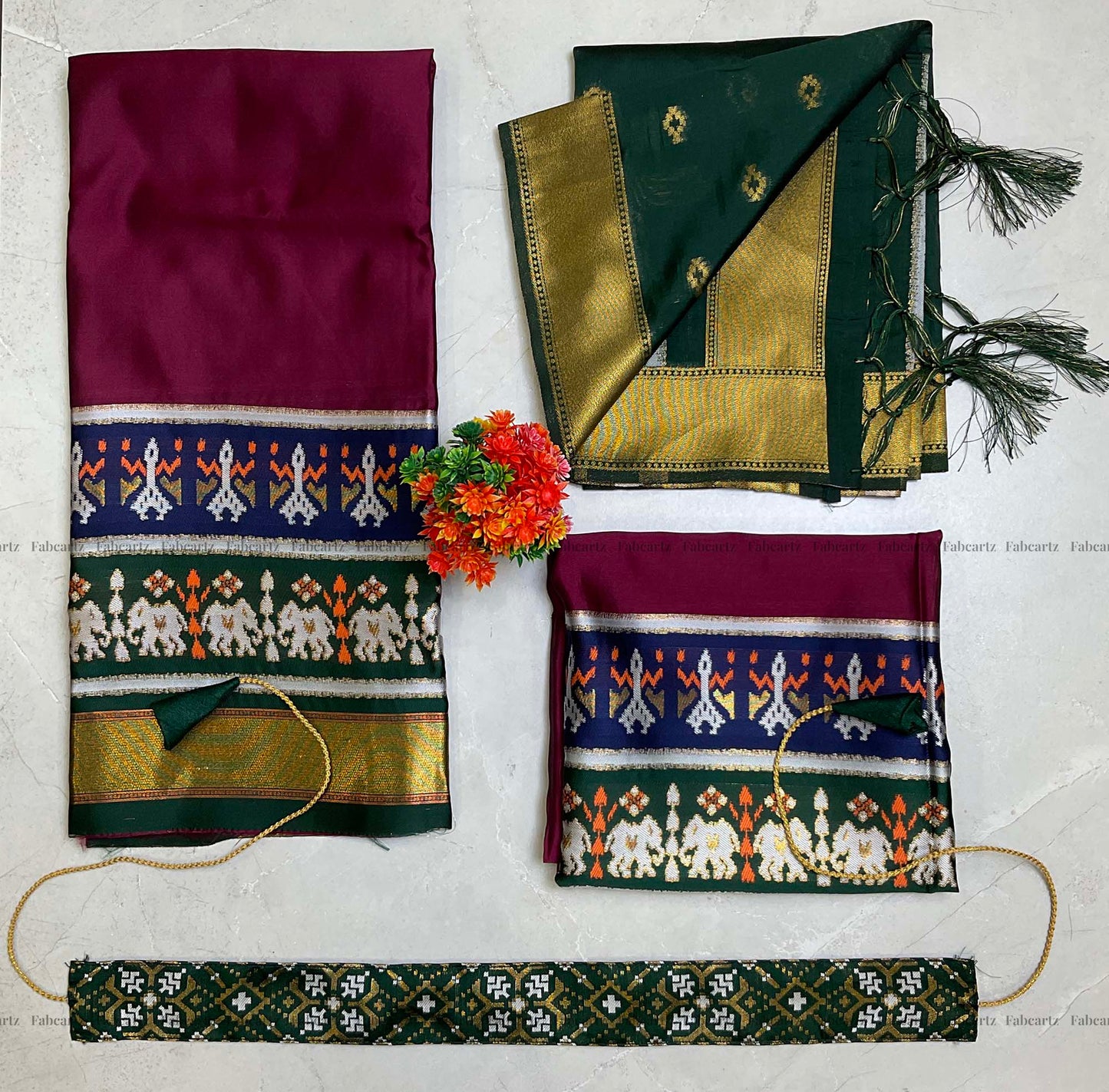 South Indian Festival Traditional Half Saree (AvaniKids)