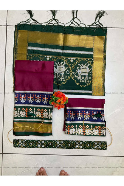 దక్షిణ భారత పండుగ సాంప్రదాయ హాఫ్ చీర (అవనికిడ్స్) 