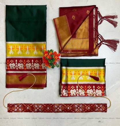 South Indian Festival Traditional Half Saree (AvaniKids)