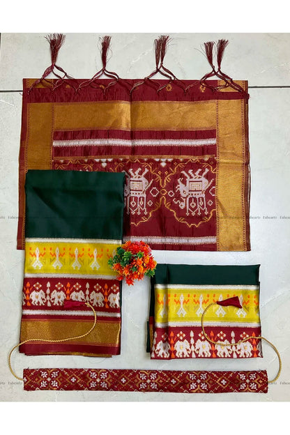 దక్షిణ భారత పండుగ సాంప్రదాయ హాఫ్ చీర (అవనికిడ్స్) 