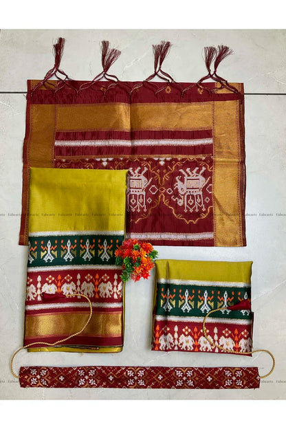 దక్షిణ భారత పండుగ సాంప్రదాయ హాఫ్ చీర (అవనికిడ్స్) 