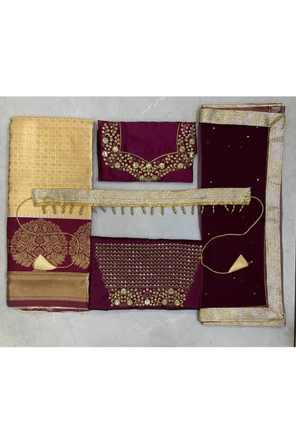 South Indian Festival Traditional Half Saree (KanchipuramKids)