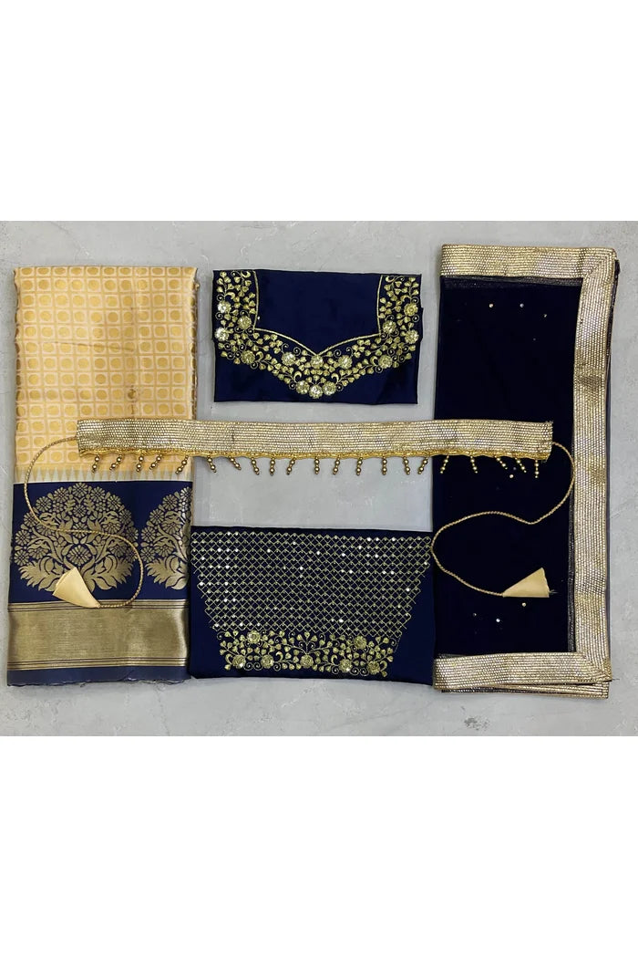 South Indian Festival Traditional Half Saree (KanchipuramKids)