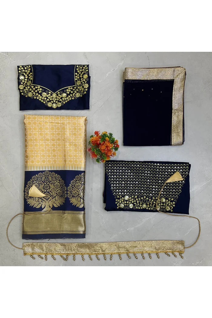 South Indian Festival Traditional Half Saree (KanchipuramKids)