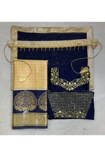 South Indian Festival Traditional Half Saree (KanchipuramKids)