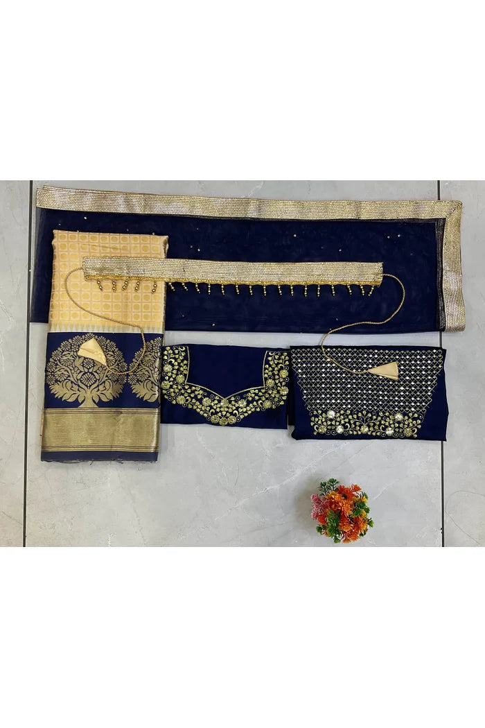 South Indian Festival Traditional Half Saree (KanchipuramKids)
