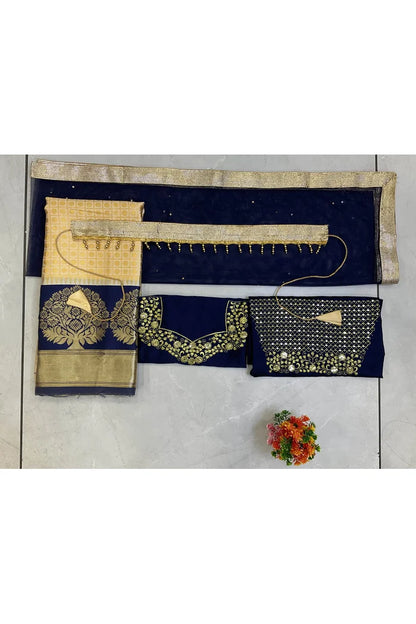South Indian Festival Traditional Half Saree (KanchipuramKids)
