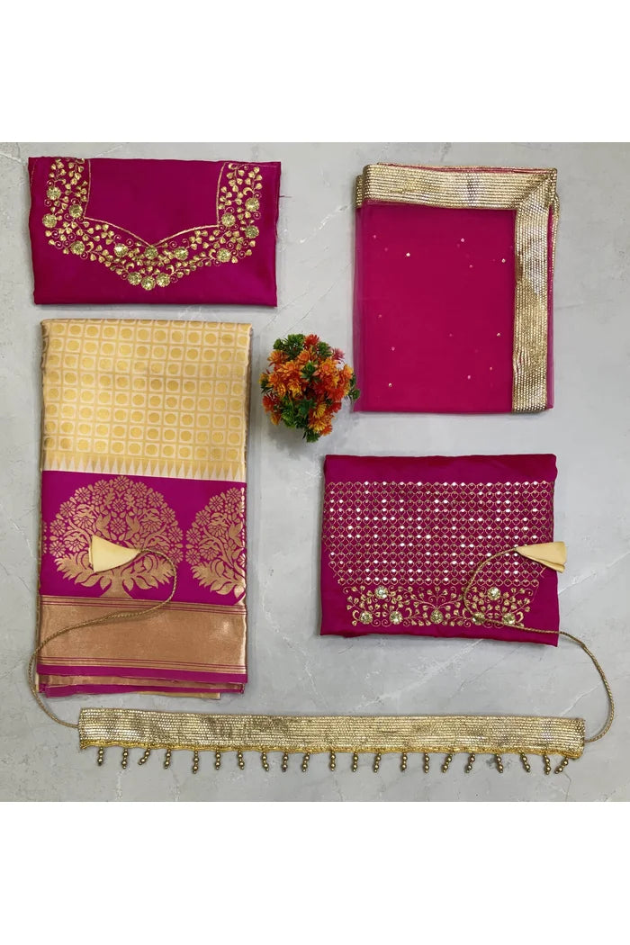 South Indian Festival Traditional Half Saree (KanchipuramKids)