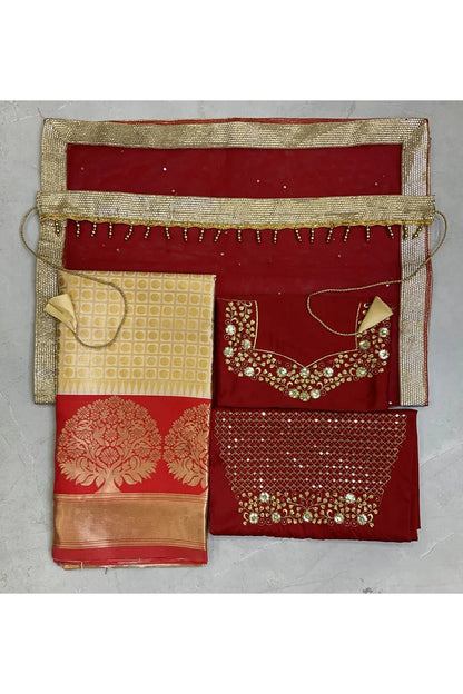 South Indian Festival Traditional Half Saree (KanchipuramKids)