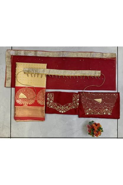 South Indian Festival Traditional Half Saree (KanchipuramKids)
