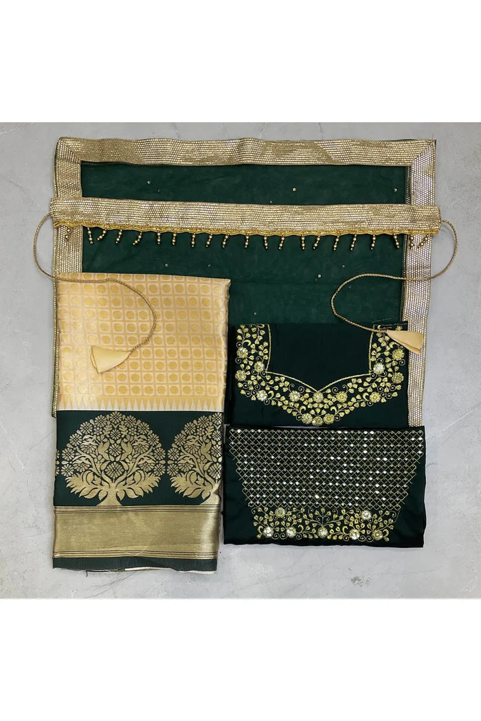 South Indian Festival Traditional Half Saree (KanchipuramKids)