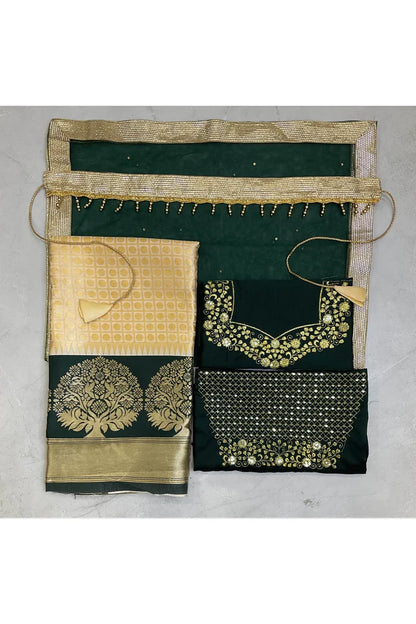 South Indian Festival Traditional Half Saree (KanchipuramKids)