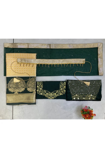 South Indian Festival Traditional Half Saree (KanchipuramKids)