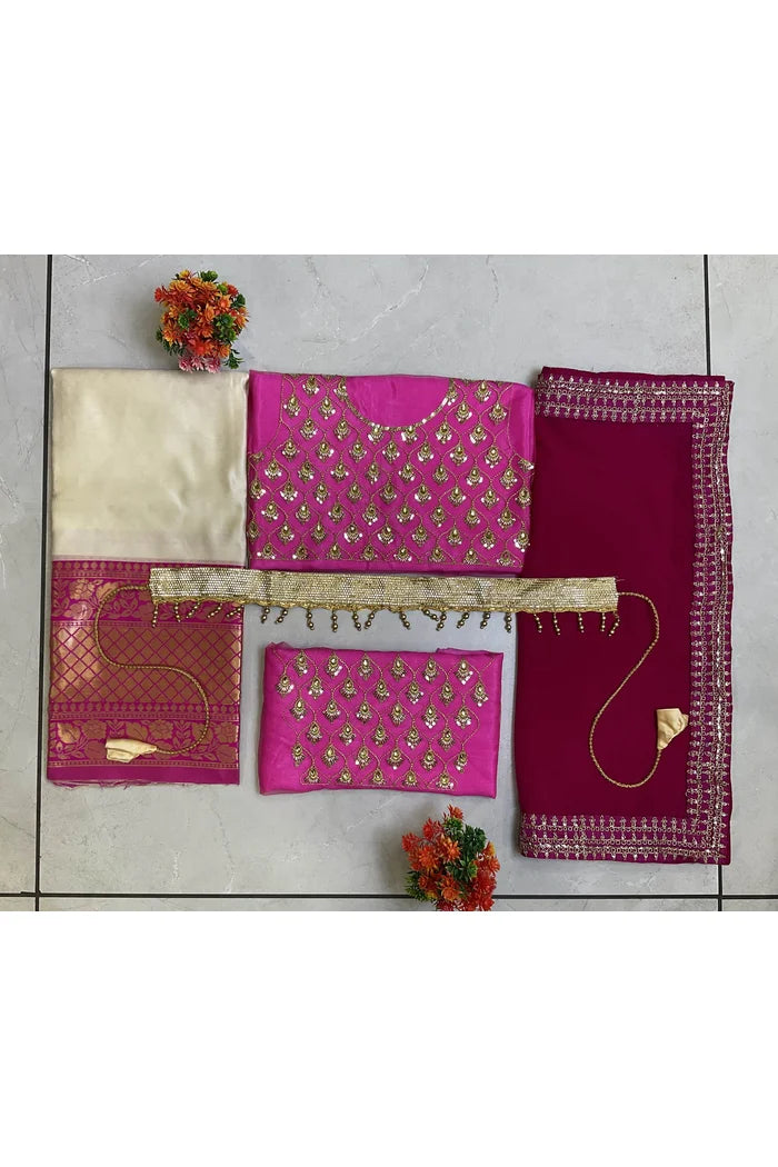South Indian Festival Traditional Half Saree (ChandrakalaKids)