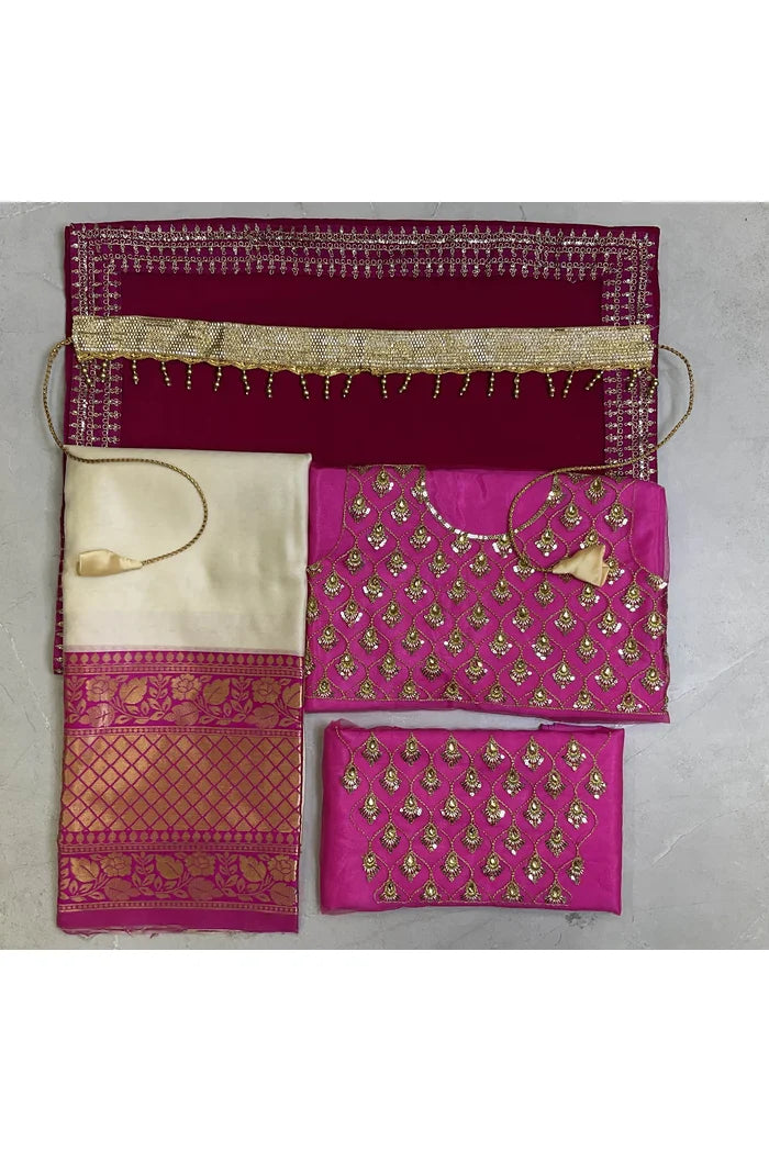 South Indian Festival Traditional Half Saree (ChandrakalaKids)