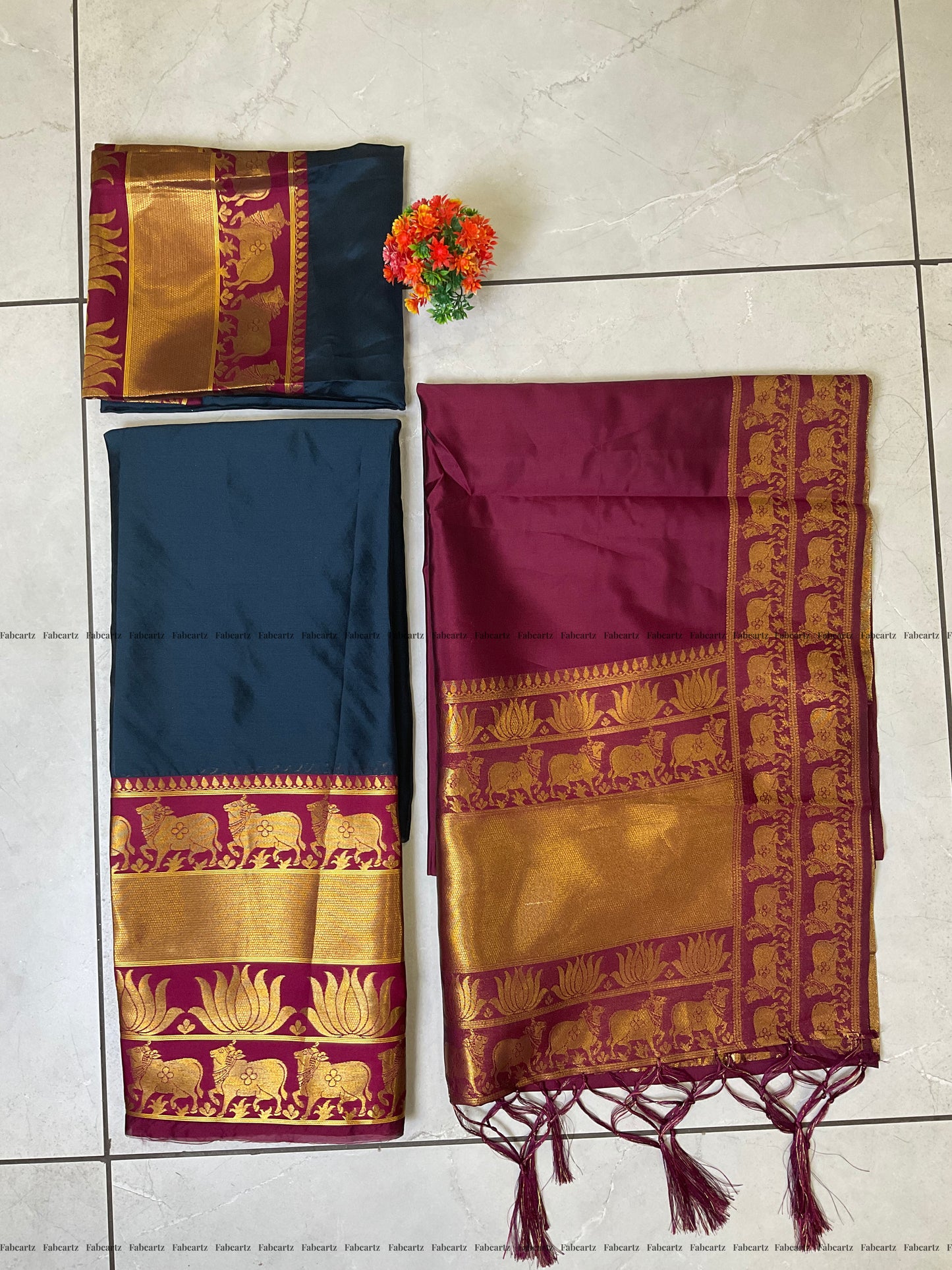 Captivating South Indian Festival Traditional Half Saree (Unstitched) : Embrace Timeless Elegance! 💃✨